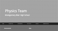 Desktop Screenshot of physicsteam.mbhs.edu